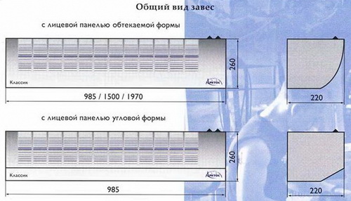 Воздушная завеса классик